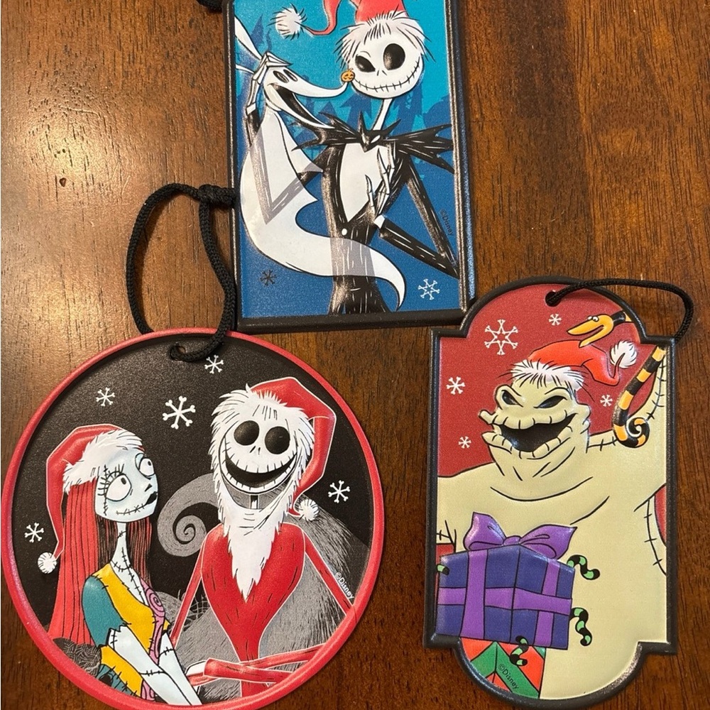 Disney Jack Skellington Holiday Ornament Trio